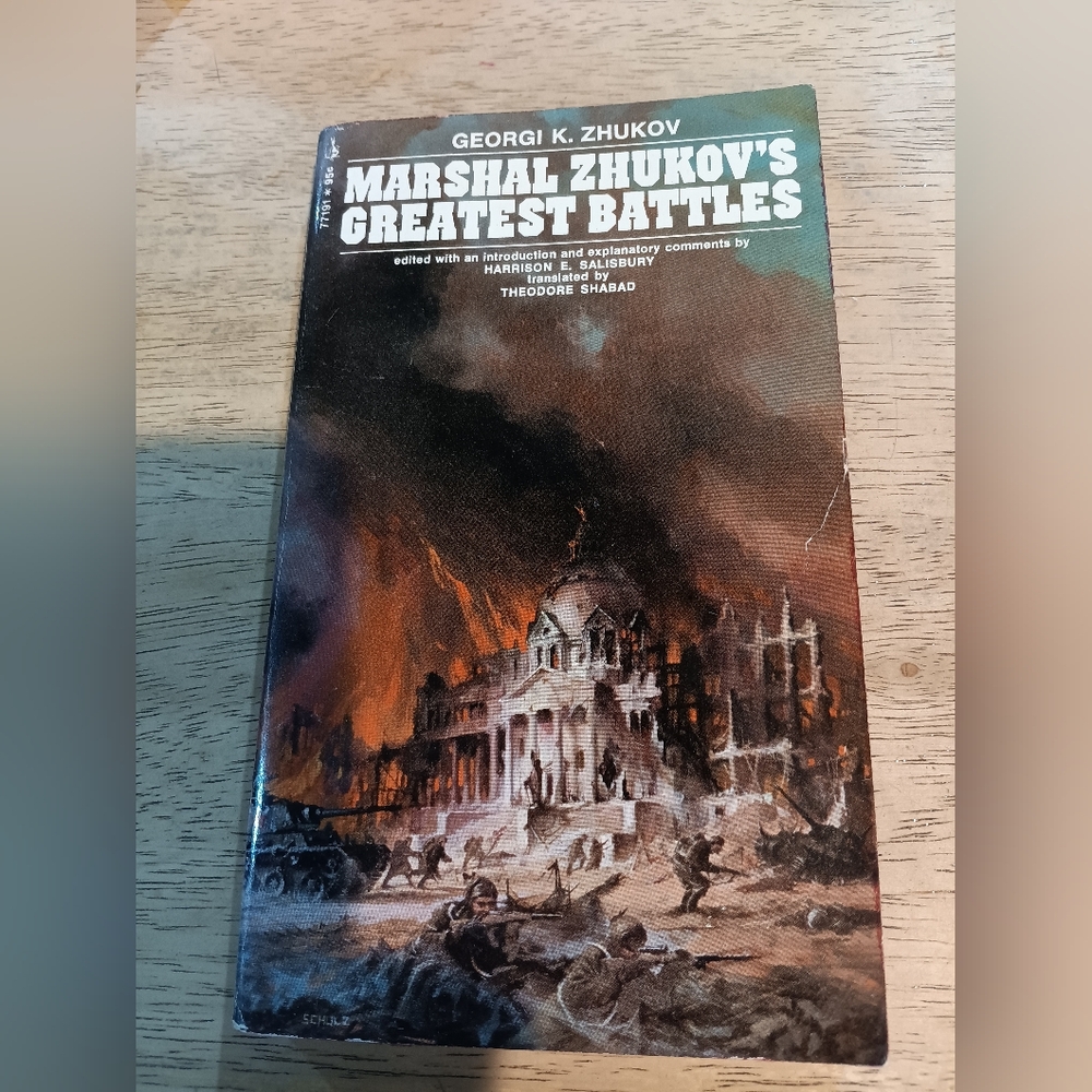 Marshal Zhukov's Greatest Battles Book